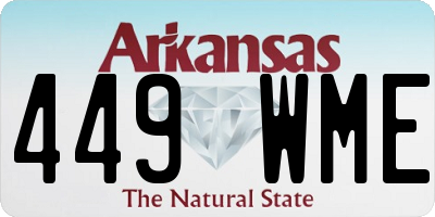 AR license plate 449WME