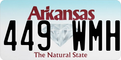 AR license plate 449WMH
