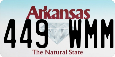 AR license plate 449WMM