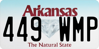 AR license plate 449WMP