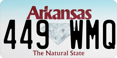 AR license plate 449WMQ