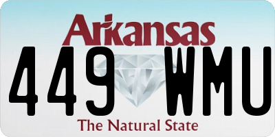 AR license plate 449WMU