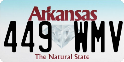 AR license plate 449WMV