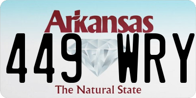 AR license plate 449WRY
