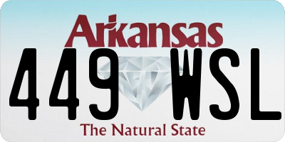 AR license plate 449WSL