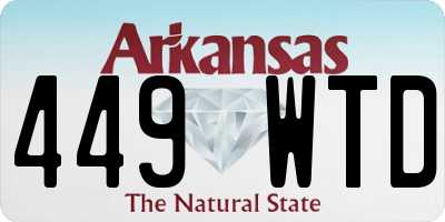 AR license plate 449WTD