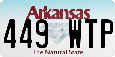 AR license plate 449WTP