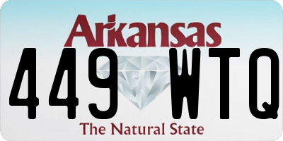 AR license plate 449WTQ