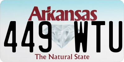 AR license plate 449WTU