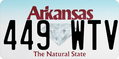 AR license plate 449WTV