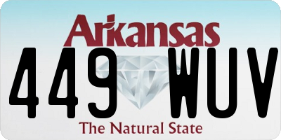 AR license plate 449WUV