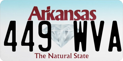 AR license plate 449WVA