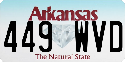 AR license plate 449WVD