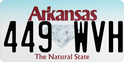 AR license plate 449WVH