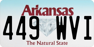 AR license plate 449WVI