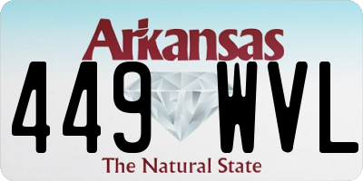 AR license plate 449WVL