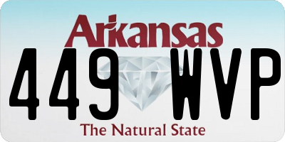 AR license plate 449WVP