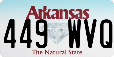 AR license plate 449WVQ