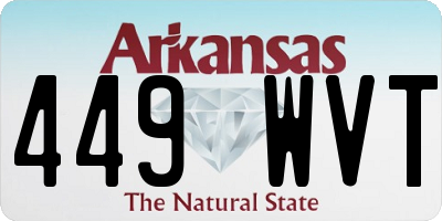 AR license plate 449WVT