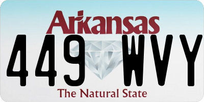 AR license plate 449WVY