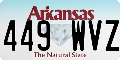 AR license plate 449WVZ