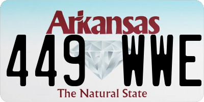AR license plate 449WWE