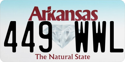 AR license plate 449WWL