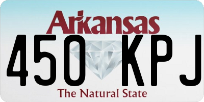 AR license plate 450KPJ