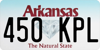 AR license plate 450KPL