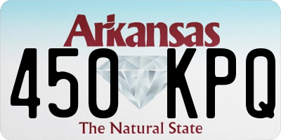 AR license plate 450KPQ