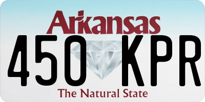 AR license plate 450KPR