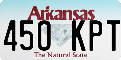 AR license plate 450KPT