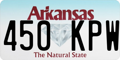 AR license plate 450KPW