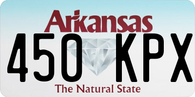 AR license plate 450KPX