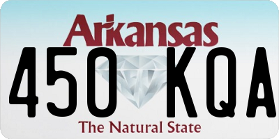AR license plate 450KQA