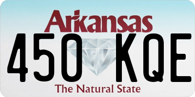 AR license plate 450KQE