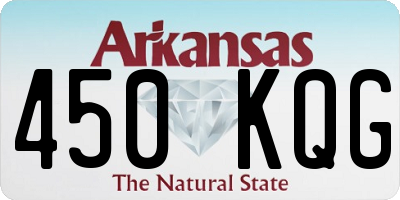 AR license plate 450KQG