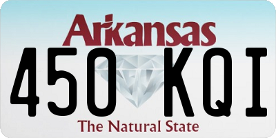 AR license plate 450KQI