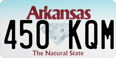 AR license plate 450KQM