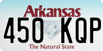 AR license plate 450KQP