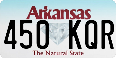 AR license plate 450KQR