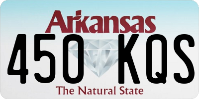AR license plate 450KQS