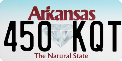 AR license plate 450KQT