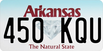 AR license plate 450KQU