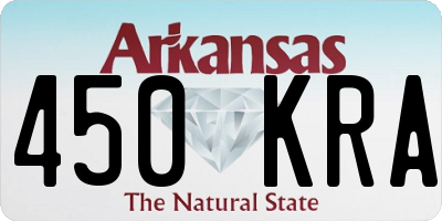 AR license plate 450KRA