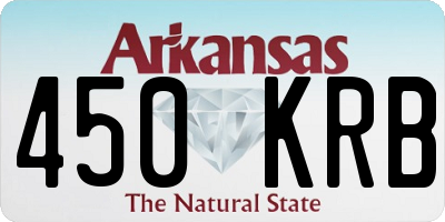 AR license plate 450KRB