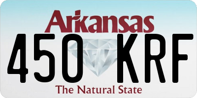 AR license plate 450KRF