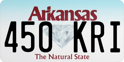 AR license plate 450KRI