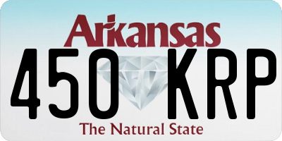 AR license plate 450KRP