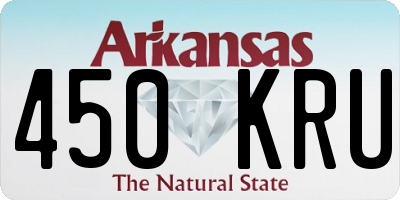 AR license plate 450KRU